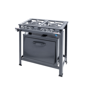 Fogão Industrial – 2 Bocas (2QD) | Com Forno | Grafite
