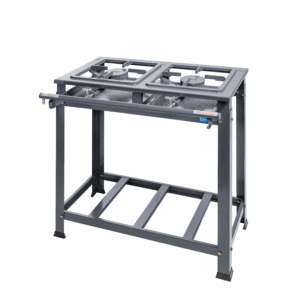 Fogão Industrial – 2 Bocas (2QS) | Porta Panelas | Grafite