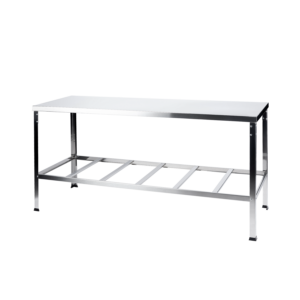 Mesa de Serviço 1900x700mm | Tampo Inox 304 | Estrutura Aço Inox 430